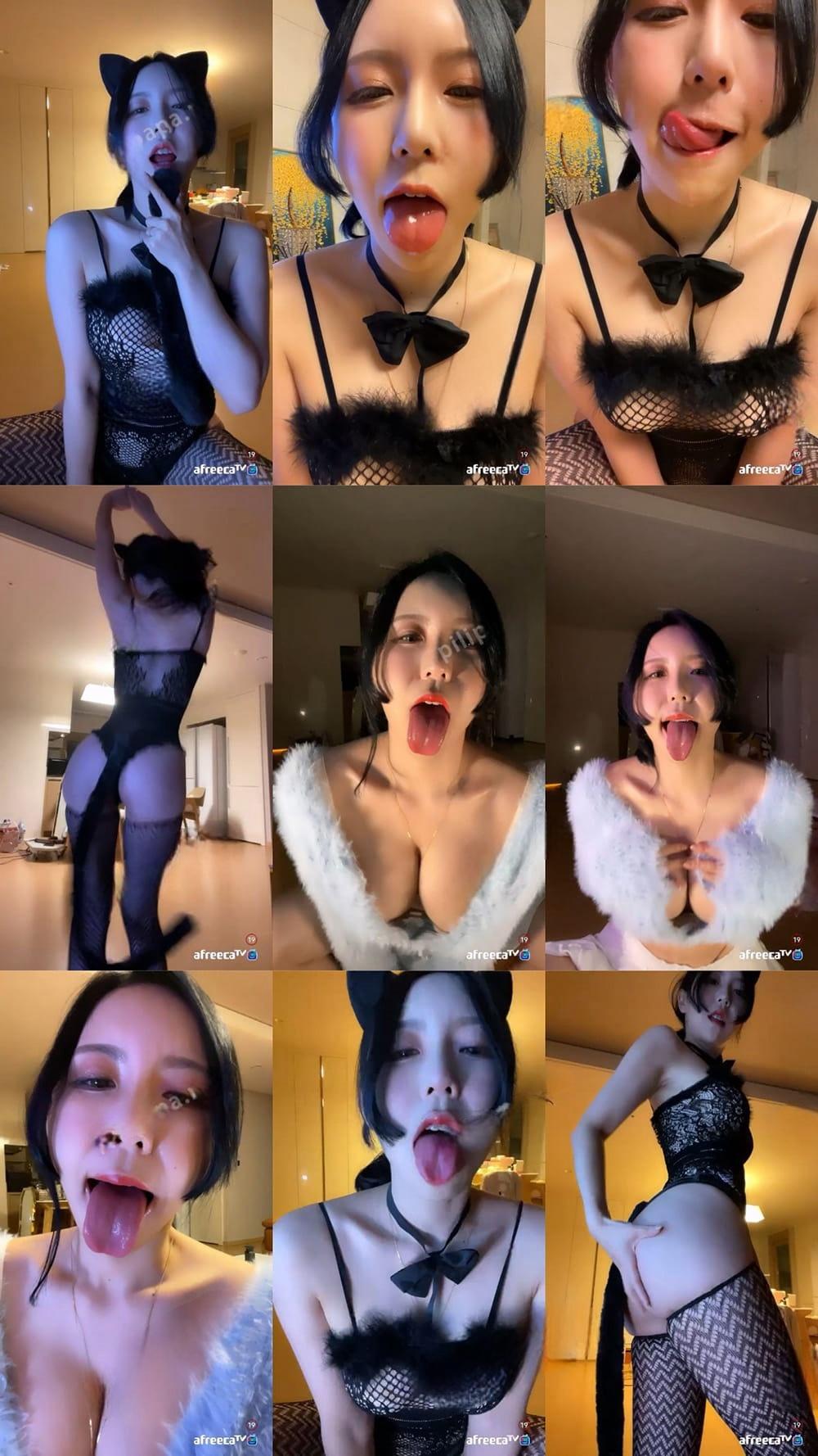 【完美佳人】-AfreecaTV韩国BJ爆炸身材舌头跳舞19+高潮脸