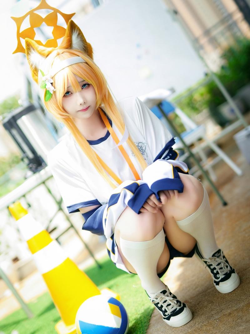 【完美coser】-曉美媽 Blue Archive 伊落マリー（体操服） [60P-176MB]