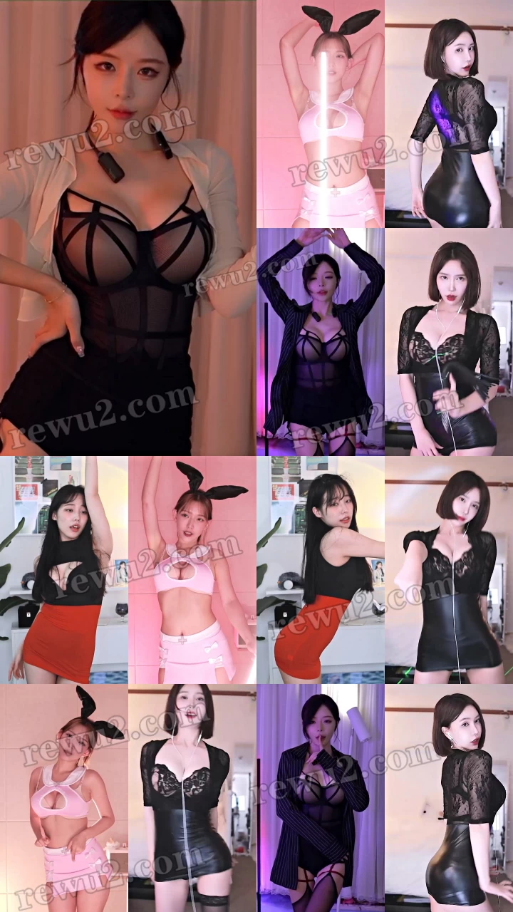 【美女推荐】-【韩国主播】twitch 美心 gyu_0227 冬天 leelate 直播跳舞 无水印（16V3.13G）