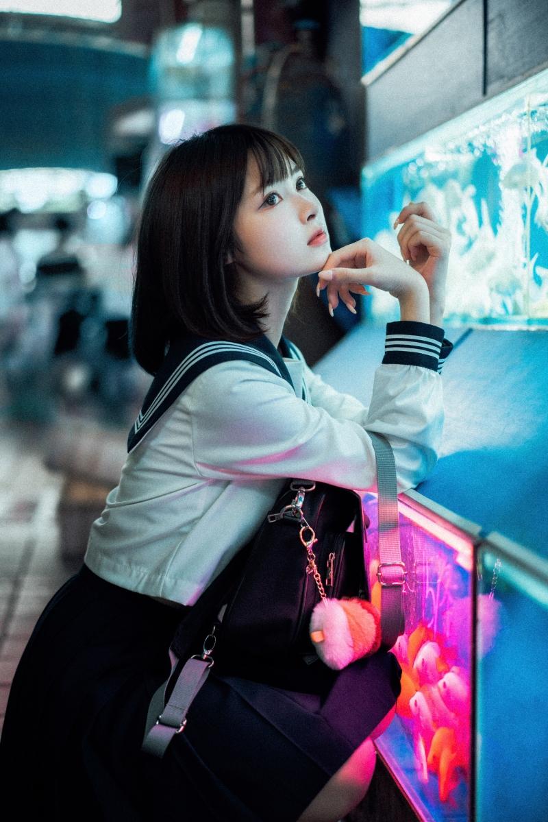 【非常赞】-河豚抚子 金鱼JK[25P-366MB]