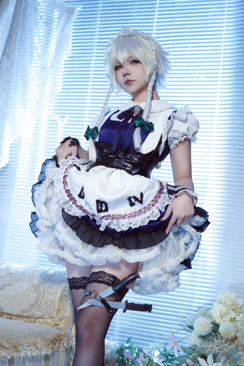 【完美coser】-yuuhui玉汇 十六夜咲夜[90P-1.68GB]-yuuhui玉汇解压密码