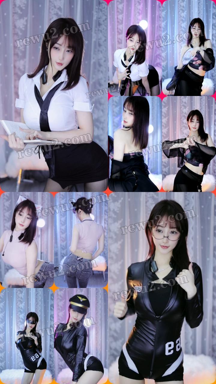 【高端精品】-【抖音主播】蕾lay直播跳舞 无水印（10v/1.95g）