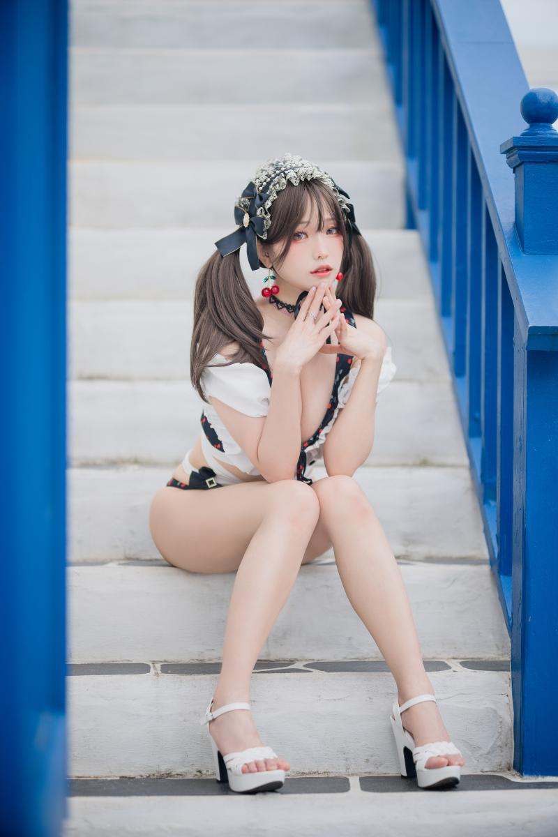 【快来一看】-ElyEE子 2023.august B-櫻桃地雷系少女 Cherry Ground Mine Girl [22P-77MB]