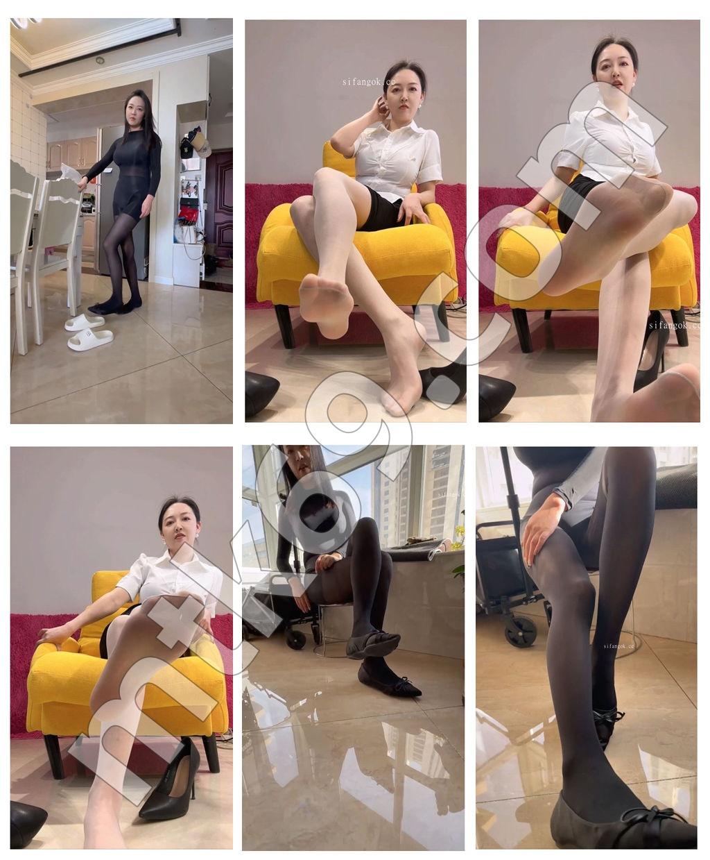 【精美作品】-抖音芩鹭 丝足高跟御姐轻熟女 足底骚话淫语 [4V/778MB]