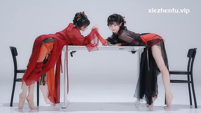 【超级漂亮】-B站UP主紫颜-小仙紫晓丹小仙女儿 双倍旗袍舞蹈4K版