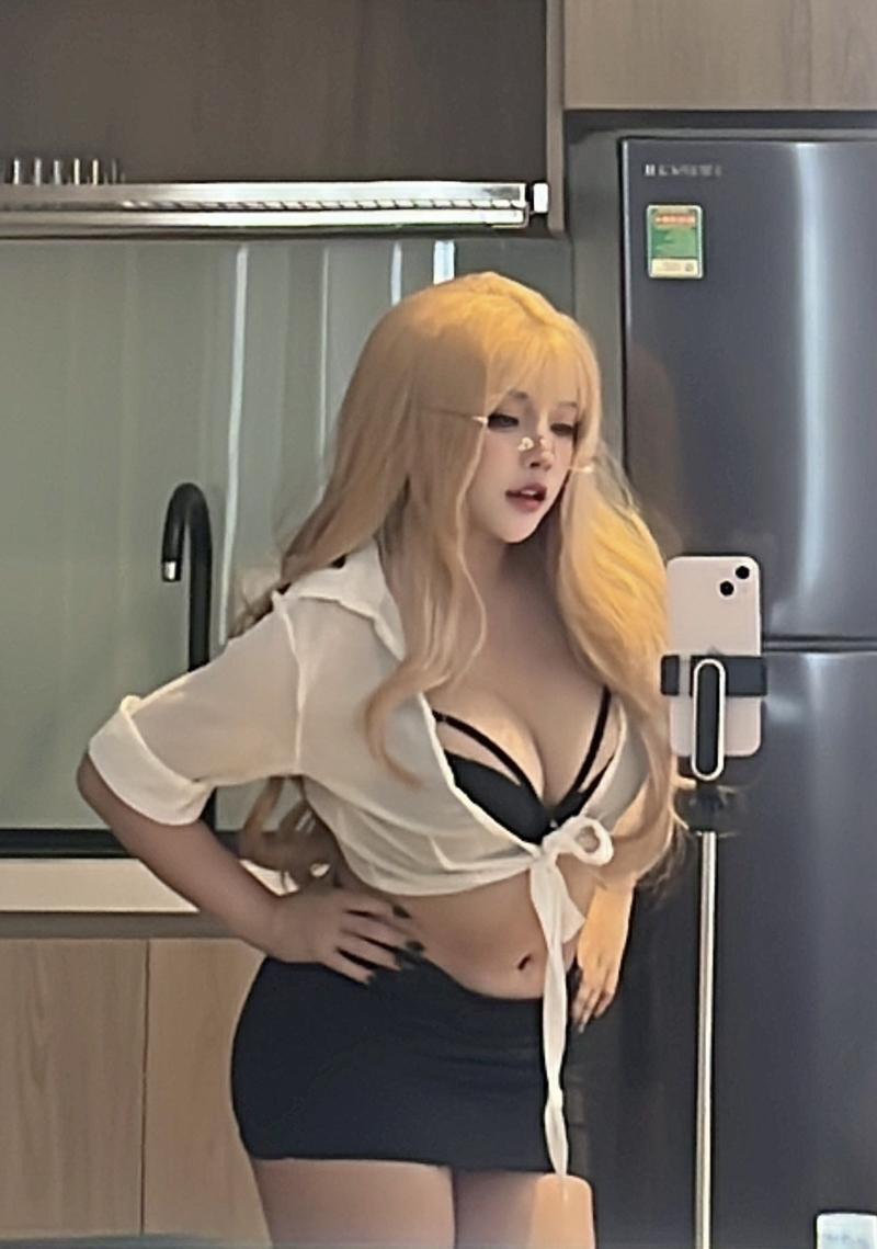 【最佳作品】-越南妹子@Sayo Momo Blondie Office Lady [67P16V-753MB]