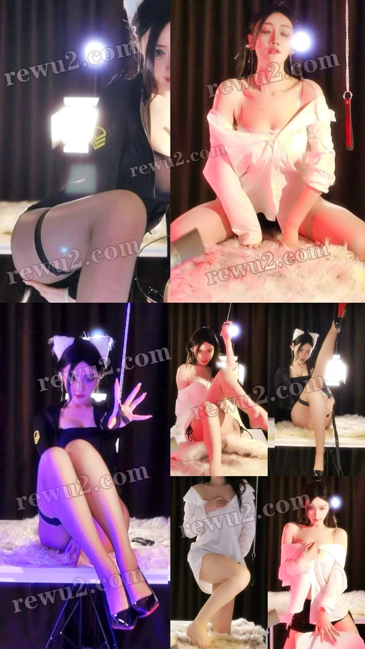 【精美资源】-虎牙主播 暴汁小秘密 狐狸尾 邻家姐姐杏感桌子舞配道具 (14V1.77G)