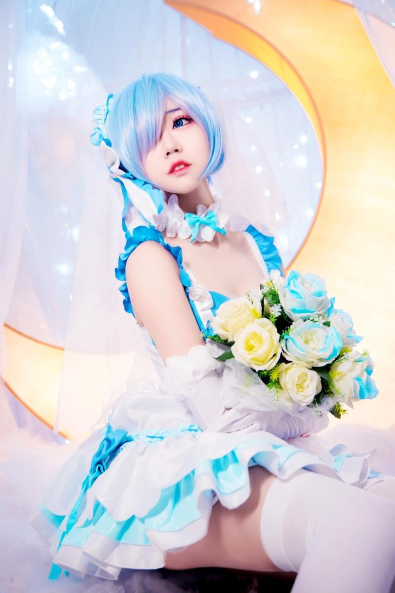 【完美coser】-猫君君_MaoJun 蕾姆花嫁 [38P-295MB]