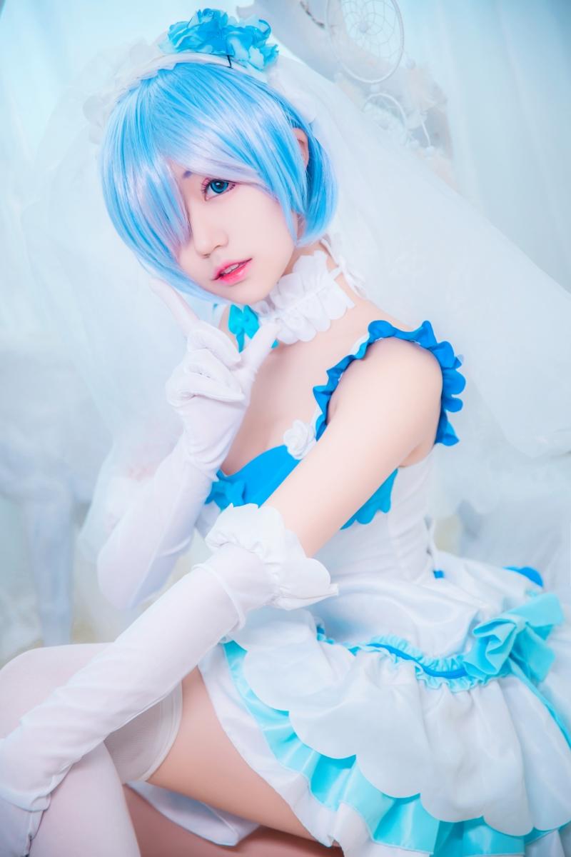 【完美coser】-猫君君_MaoJun 蕾姆花嫁 [38P-295MB]