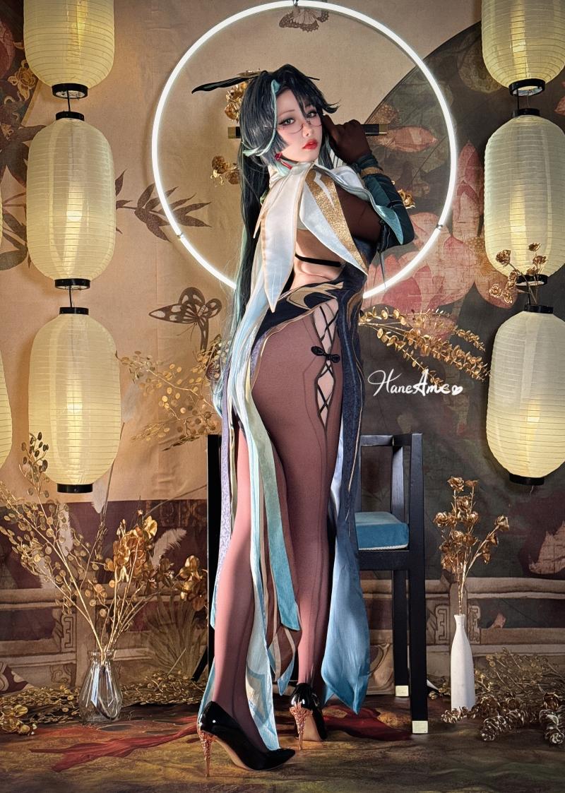 【值得一看】-雨波_HaneAme Genshin Impact Xianyun [51P4V-711MB]