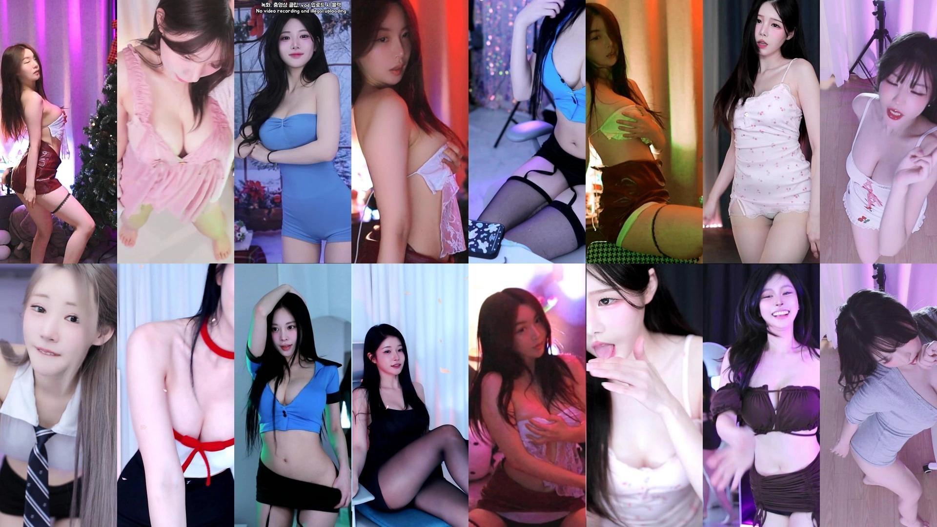 【快来一看】-AfreecaTv韩国BJ 24年12月29日录制舞蹈合集