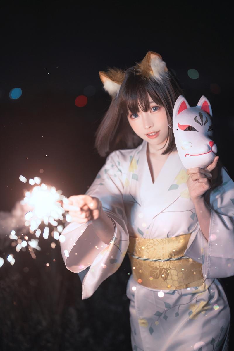 【完美佳人】-ElyEE子 2023.July C-Dongitsune ~Yukata 浴衣狐 [26P1V-132MB]
