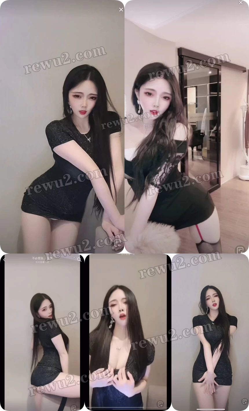 【美女推荐】-【抖音主播】一一是只猫 粉丝群跳舞 无水印（4v/189m）