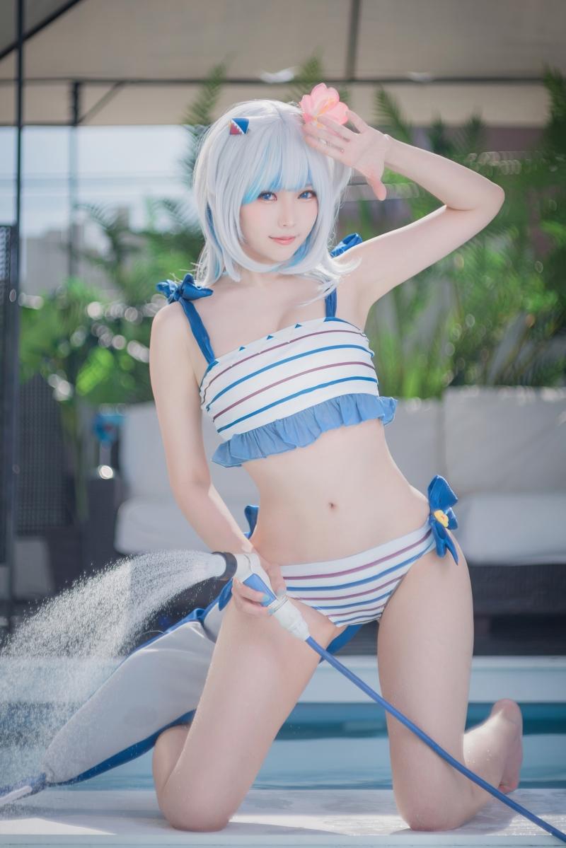 【值得一看】-ElyEE子 Gawr Gura Swimsuit [26P-51MB]