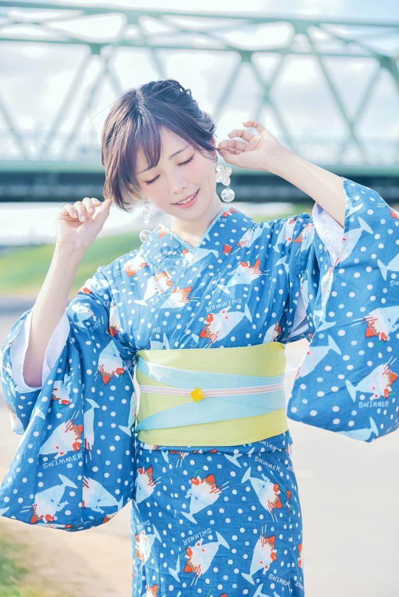 【超级漂亮】-ElyEE子 2023.august A-聖代浴衣 Sundae Yukata [28P-129MB]