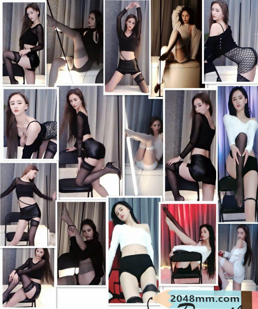 【精美作品】-【虎牙主播】月月王 丝袜跳舞、慢摇、短裙玩棍子很带劲 跳舞佑或福利！精修版(41V3.8G)