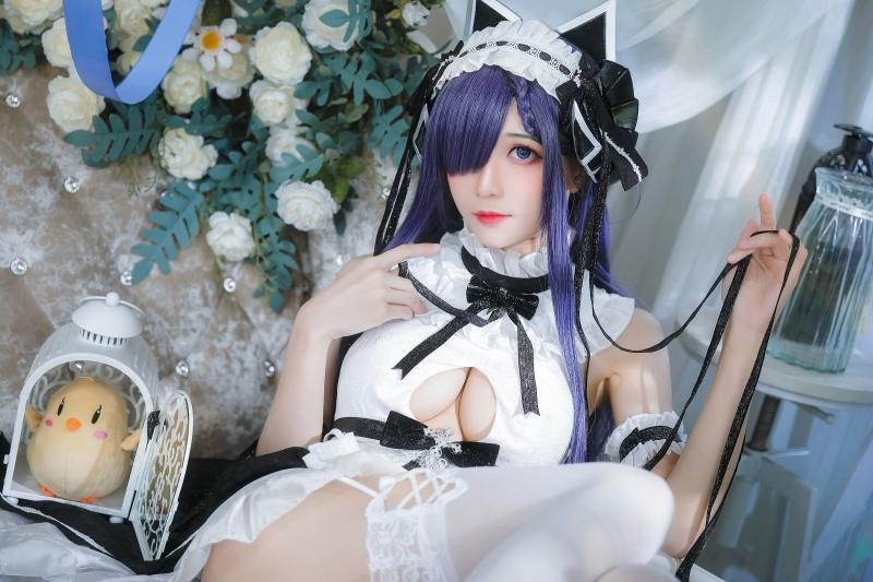 【精美资源】-Tomoyo酱 碧蓝 奥古斯特女仆 27p