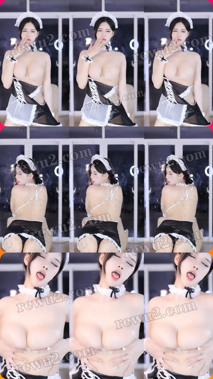 【超级漂亮】-【网易CC主播】小恩雅定制多视角女仆透视装 原版无水印 （1v/12分）