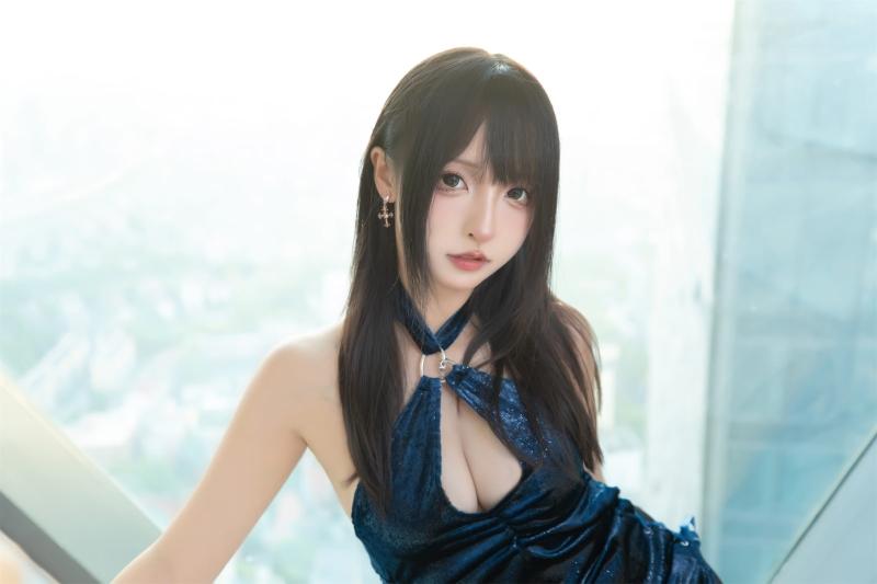 【完美佳人】-神楽坂真冬 蓝衣旗袍[75P2V-235MB]
