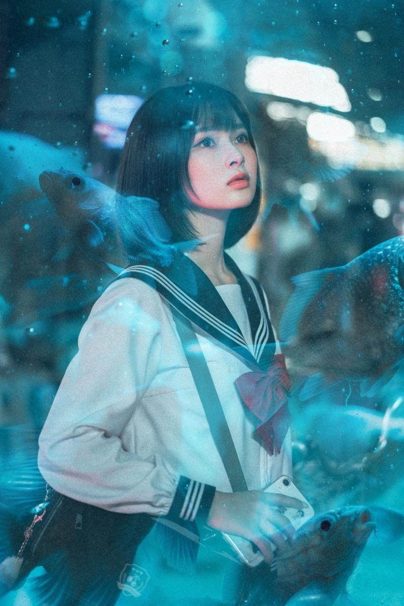 【非常赞】-河豚抚子 金鱼JK[25P-366MB]