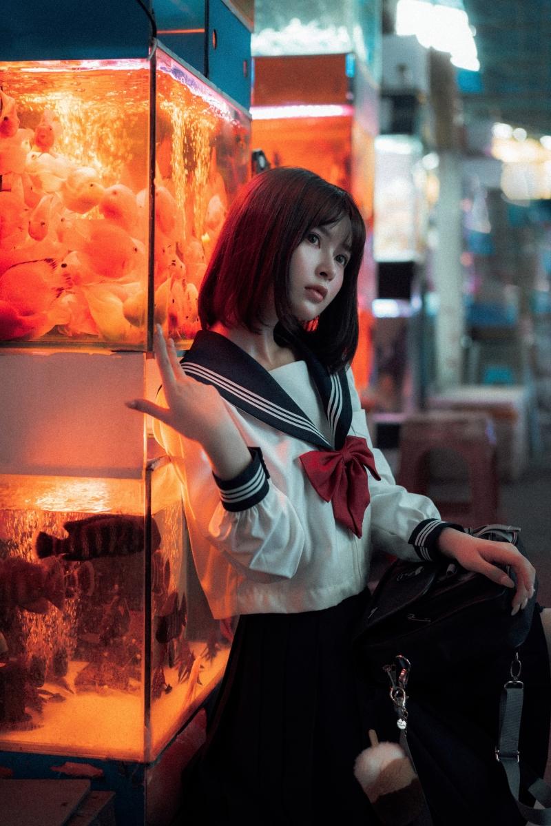 【非常赞】-河豚抚子 金鱼JK[25P-366MB]