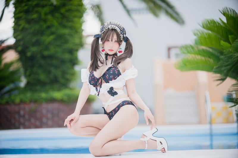 【快来一看】-ElyEE子 2023.august B-櫻桃地雷系少女 Cherry Ground Mine Girl [22P-77MB]