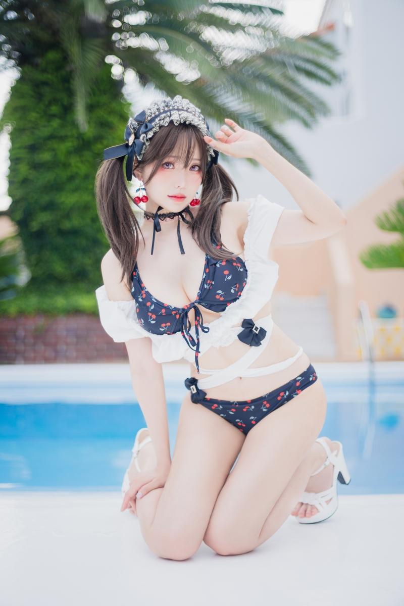 【快来一看】-ElyEE子 2023.august B-櫻桃地雷系少女 Cherry Ground Mine Girl [22P-77MB]