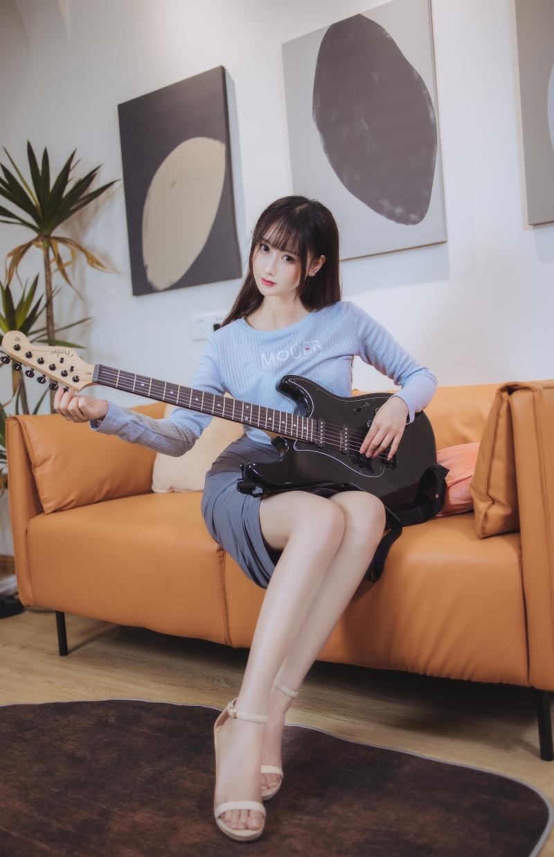 【完美coser】-羽生三未 图片集 吉他妹妹[43P-758MB]