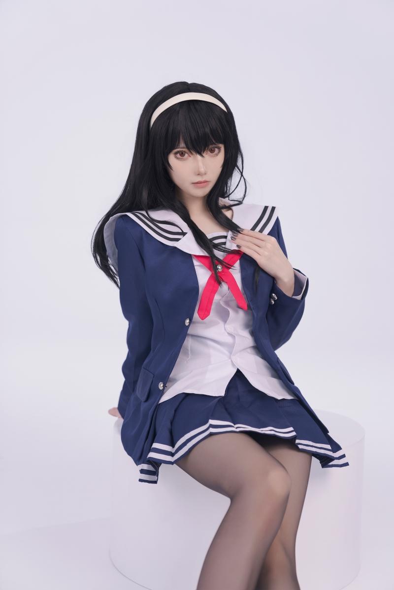 【小编强推】-炭烤莉莉黑 路人女主霞之丘诗羽 校服 74019[50P-123MB]
