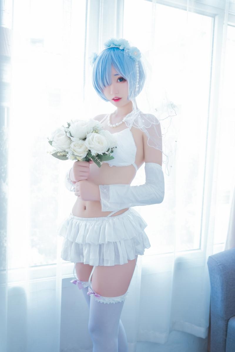 【精品资源】-猫君君_MaoJun 蕾姆内衣花嫁 [41P-352MB]