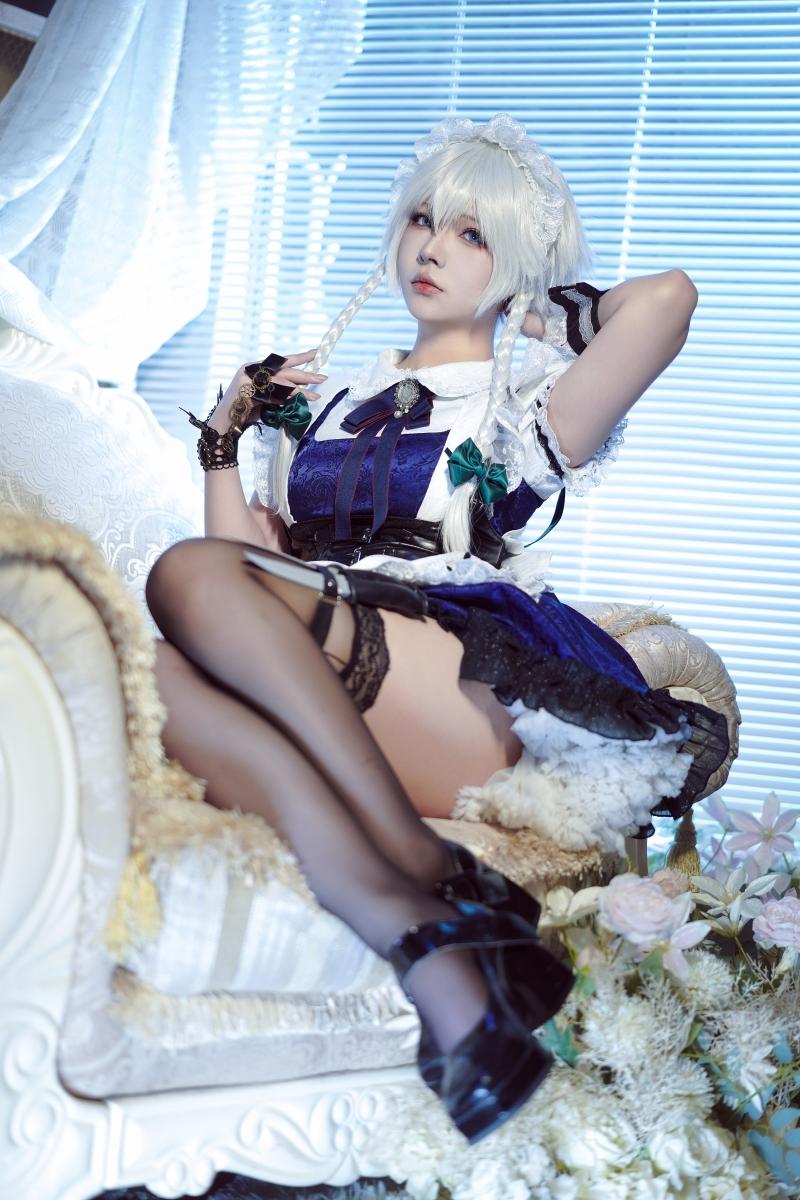 【完美coser】-yuuhui玉汇 十六夜咲夜[90P-1.68GB]-yuuhui玉汇解压密码