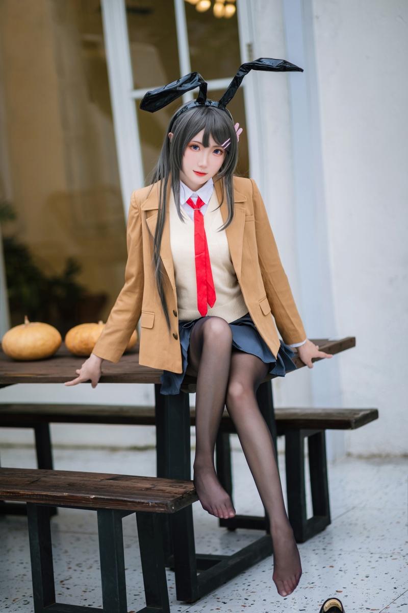 【资源分享】-瓜希酱 樱岛麻衣 校服[20P-92MB]