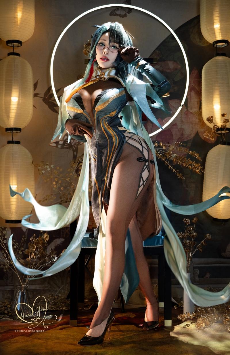 【值得一看】-雨波_HaneAme Genshin Impact Xianyun [51P4V-711MB]