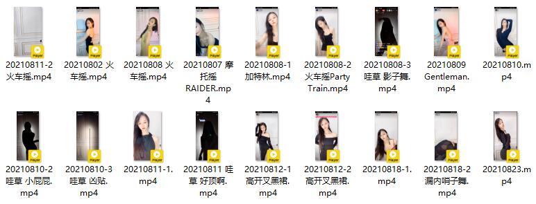【优质作品】-【抖音主播】徐妤瞳 直播 透视群、影子舞、开火车、加特林、摩托摇 烧舞福利合集！哇草！(18V)