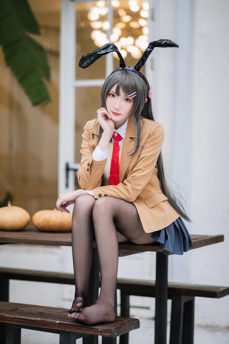 【资源分享】-瓜希酱 樱岛麻衣 校服[20P-92MB]