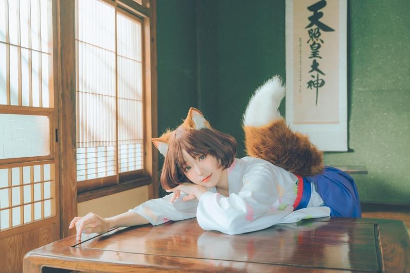 【快来一看】-ElyEE子 2023.July A-Dongitsune ~Taisho-era 大正小狐狸 [45P1V-132MB]