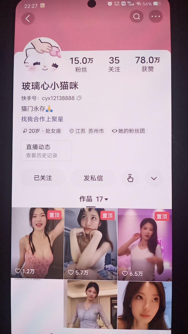 【收藏版】-【快手主播】 玻璃心小猫咪 直播跳舞录屏 无水印 (26V970M) 【收藏版】-【快手主播】 玻璃心小猫咪 直播跳舞录屏 无水印 (26V970M)