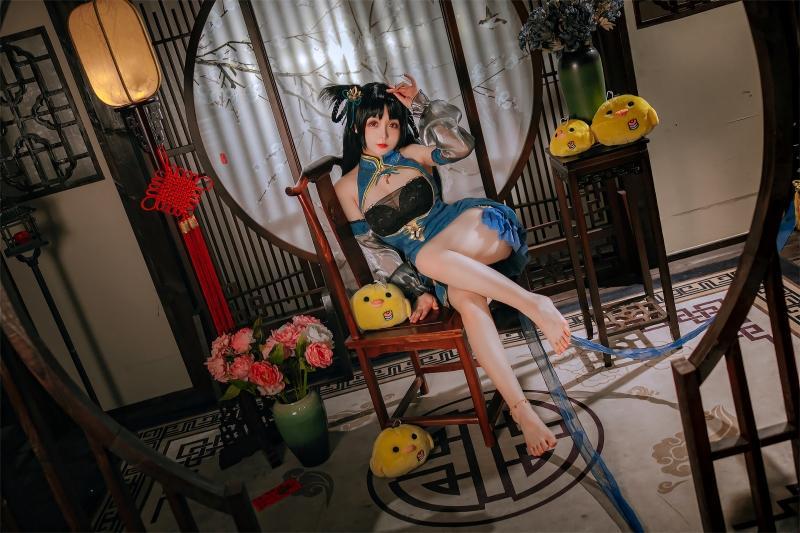 【精美资源】-日奈娇 碧蓝航线 大潮旗袍[25P-206MB]