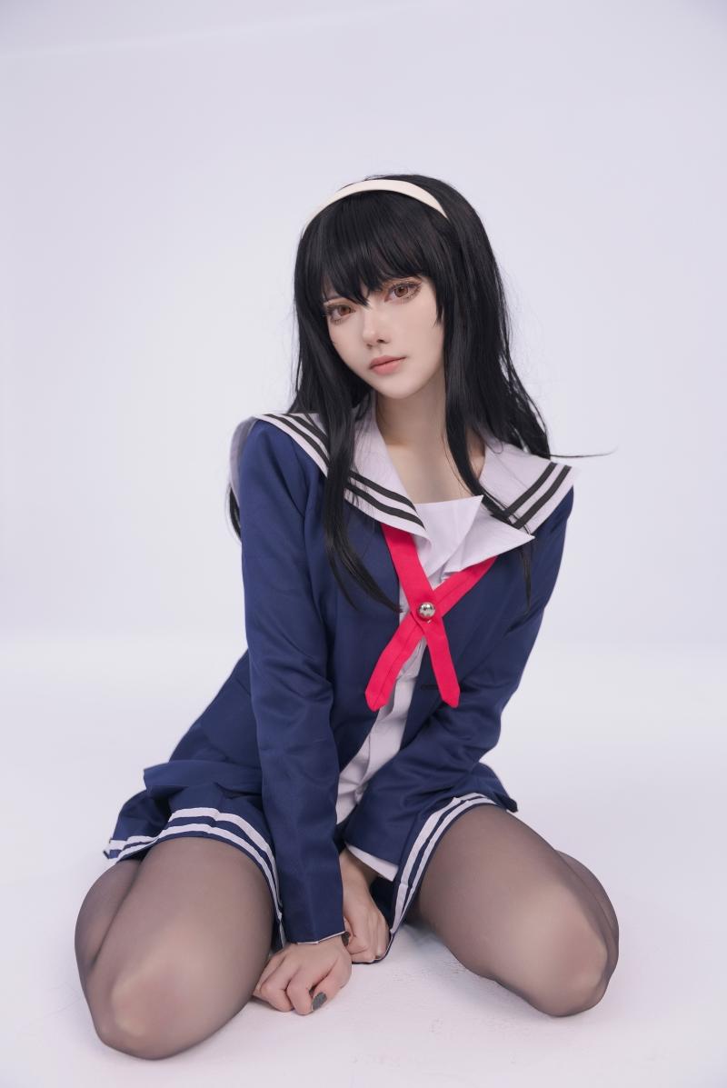 【小编强推】-炭烤莉莉黑 路人女主霞之丘诗羽 校服 74019[50P-123MB]