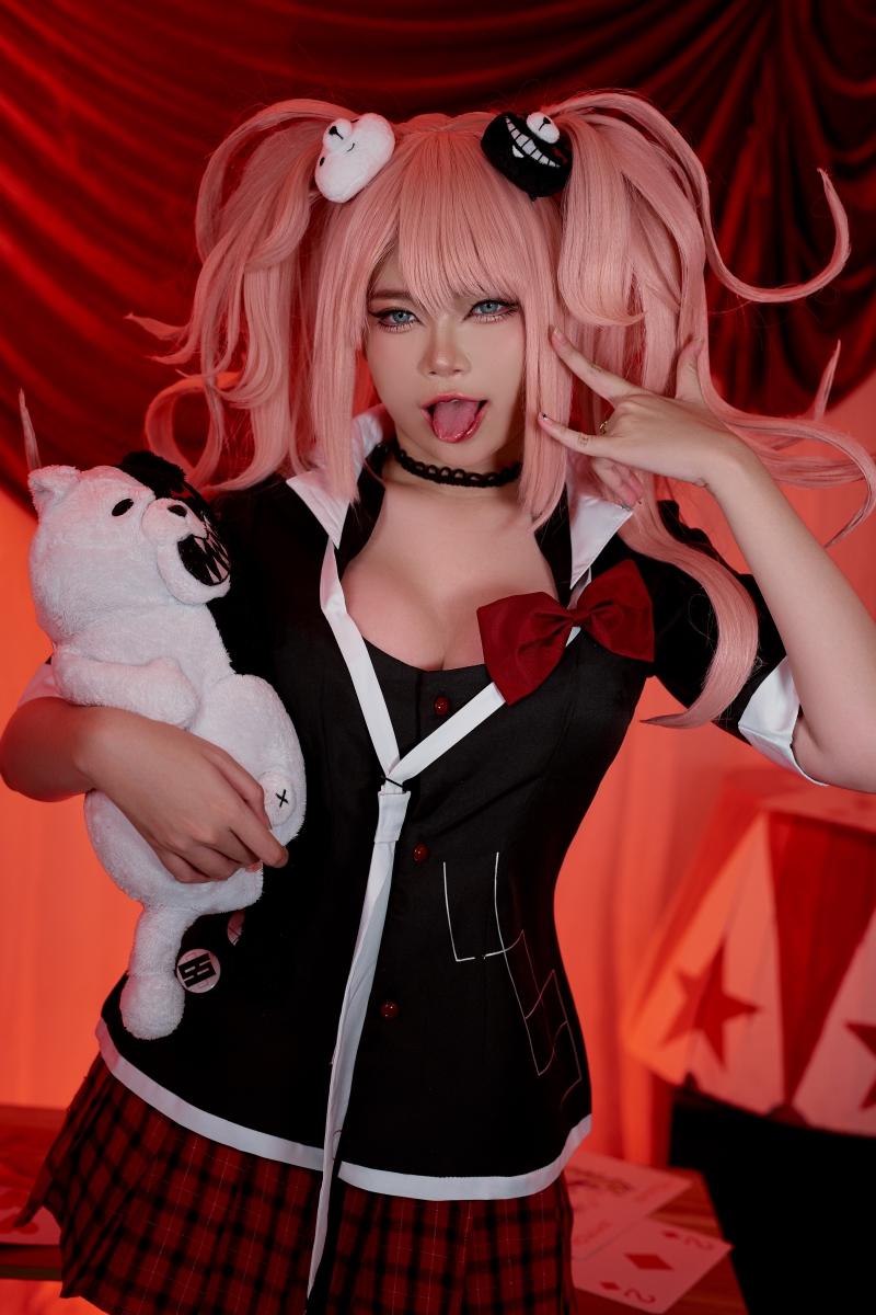 【高端精品】-ZinieQ Junko Danganronpa [44P13V-861MB]