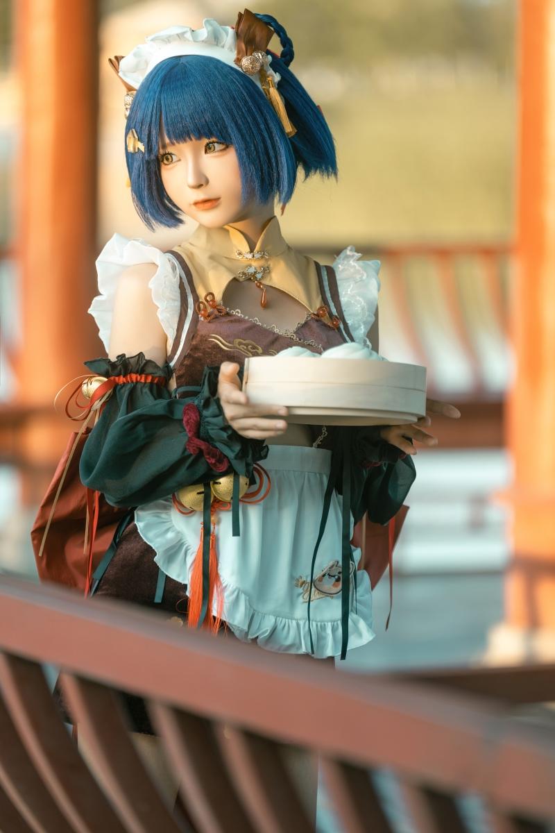 【高端精品】-蠢沫沫 香菱女仆 [27P-225MB]