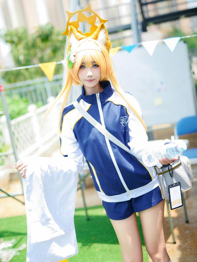 【完美coser】-曉美媽 Blue Archive 伊落マリー（体操服） [60P-176MB]