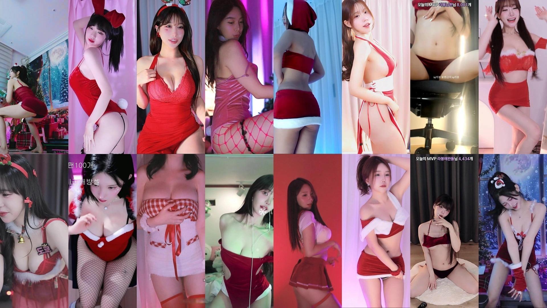 【最佳作品】-AfreecaTv韩国BJ 24年12月25日录制舞蹈合集
