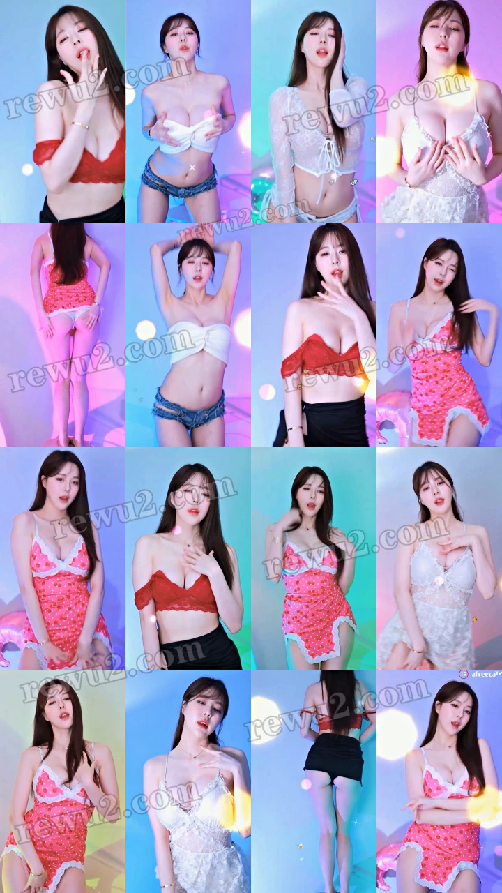 【完美coser】-【韩国主播】afreecatv 闫华 直播跳舞 无水印（12V2.26G）