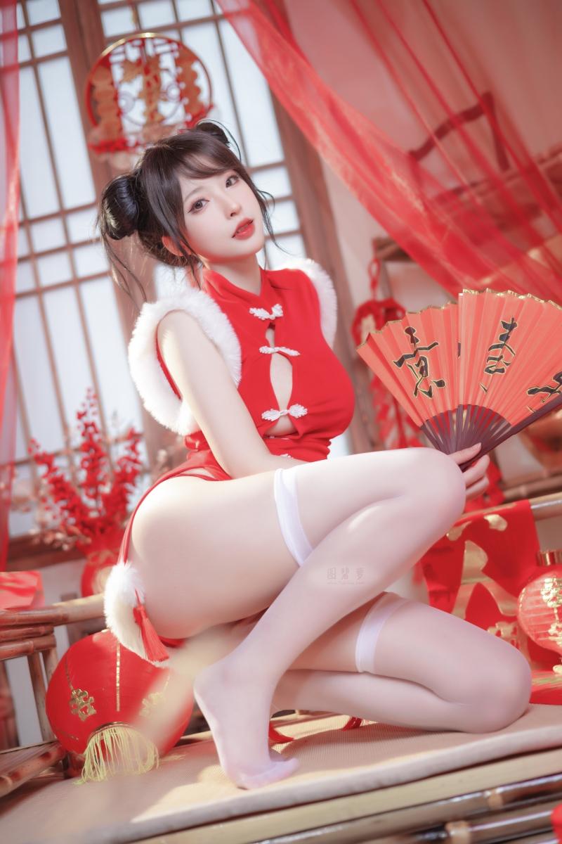 【精美资源】-清水由乃 新年旗袍 [77P-910MB]
