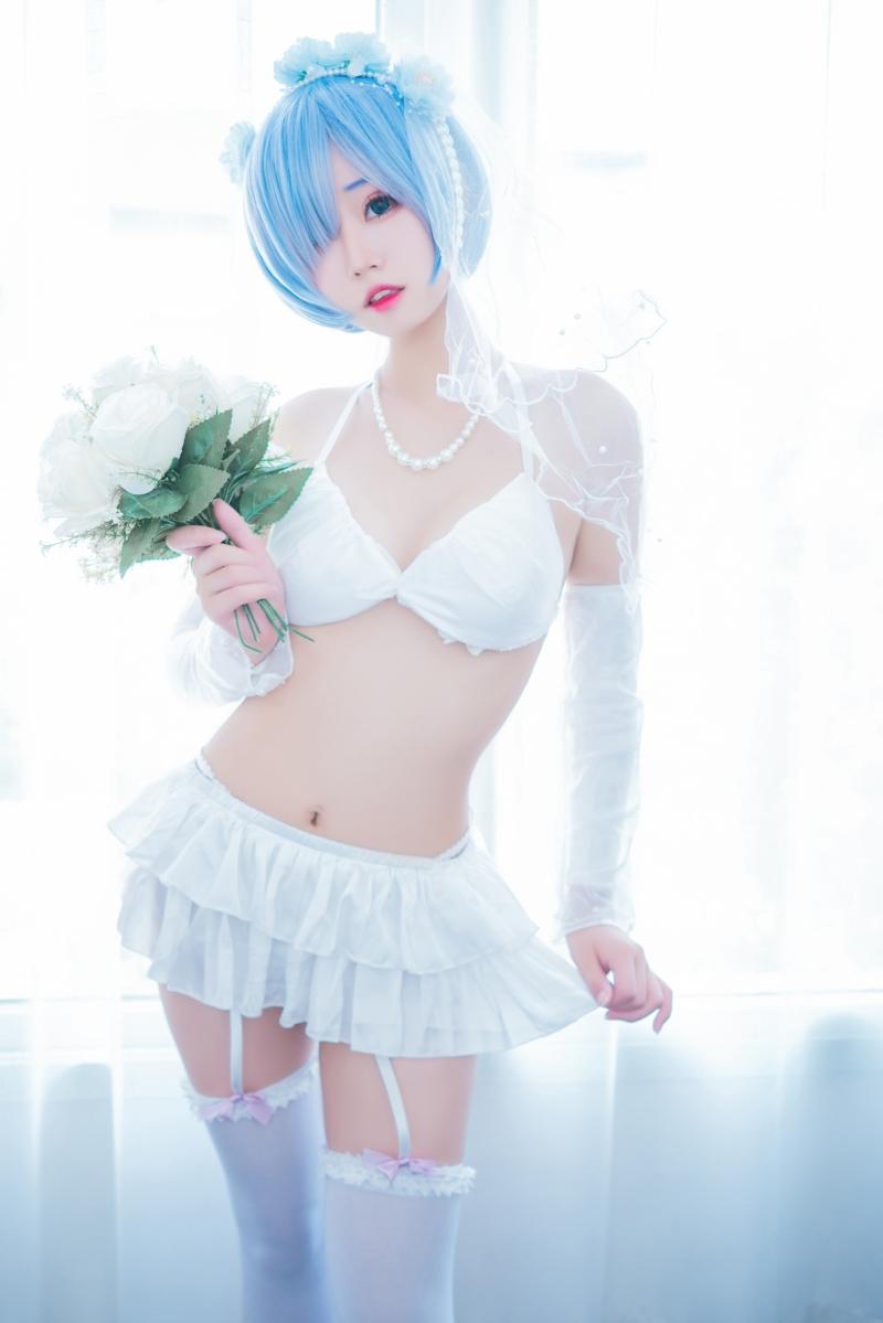 【精品资源】-猫君君_MaoJun 蕾姆内衣花嫁 [41P-352MB]