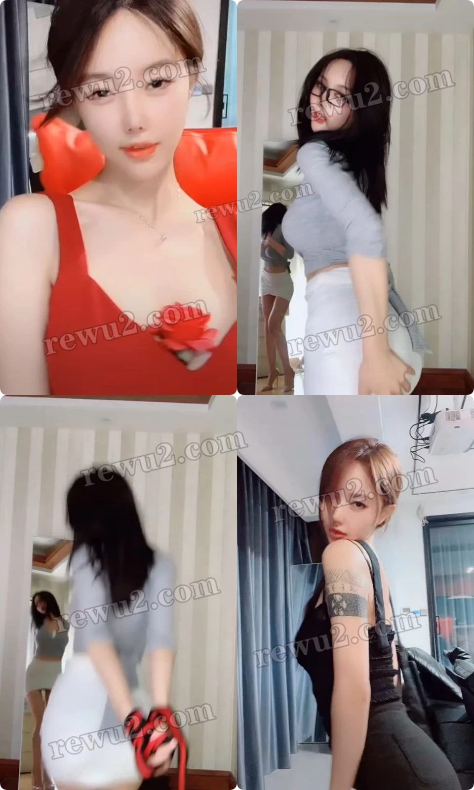 【性感美女】-【花椒主播】舞媚幺儿/跳舞幺儿 直播跳舞集合 无水印 （4v/628m/1小时）