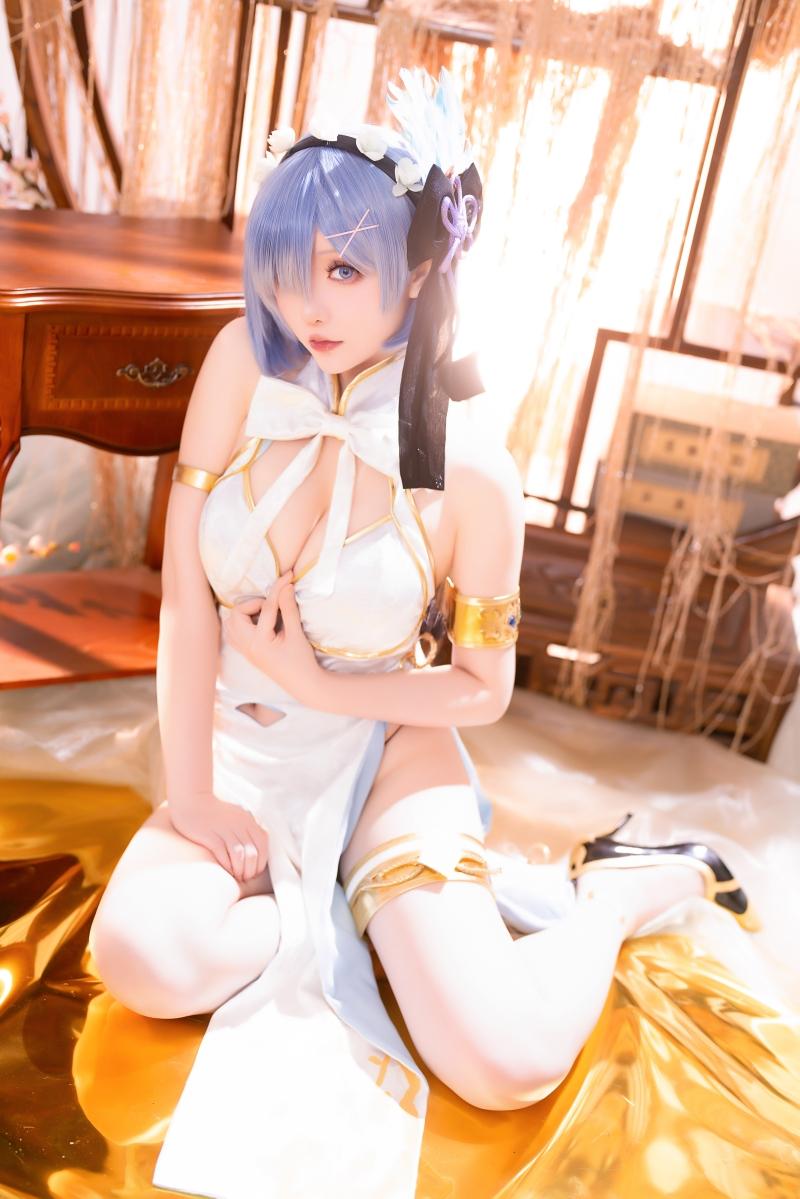 【高端精品】-星之迟迟 2024年1月计划B 蕾姆旗袍[76P-568MB]