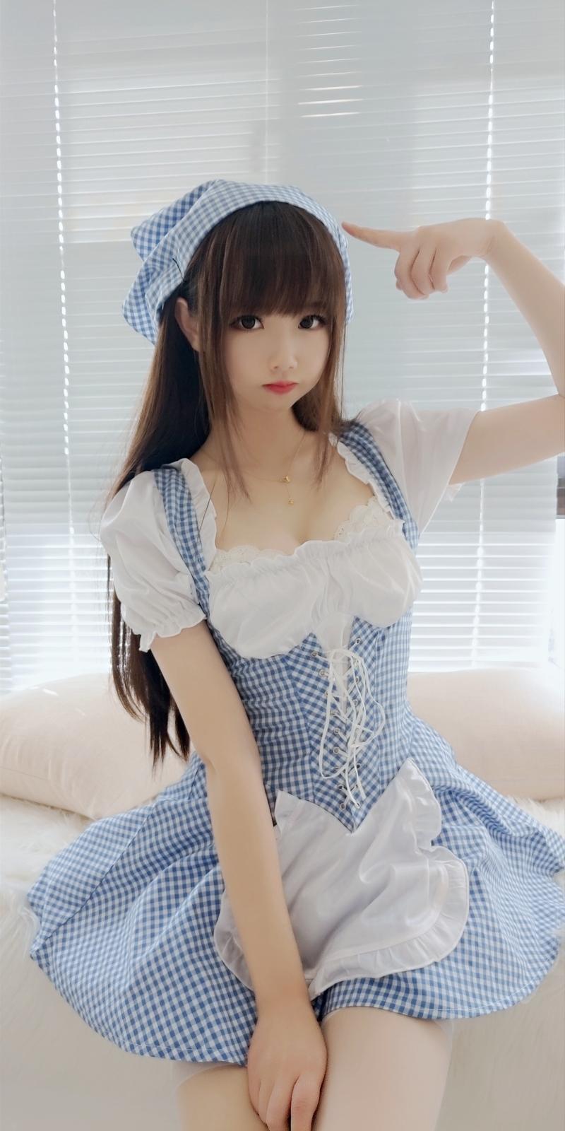 【完美coser】-雪晴Astra 视图 田园女仆[45P-3V256MB]