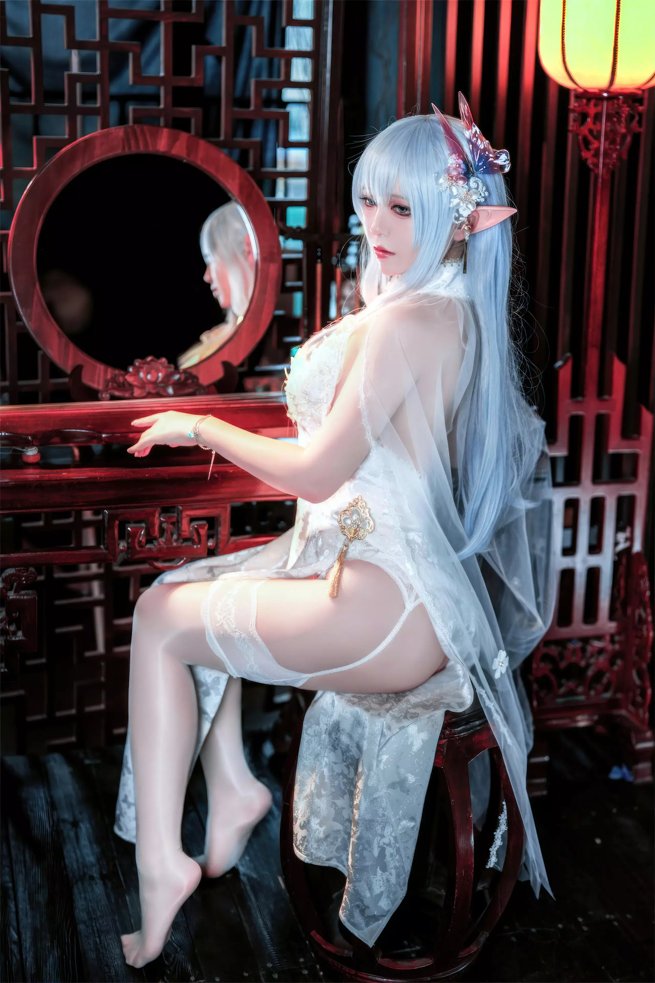 【coser推荐】-半半子 碧蓝航线 阿尔比恩旗袍【47P-19.4MB】 【coser推荐】-半半子 碧蓝航线 阿尔比恩旗袍【47P-19.4MB】